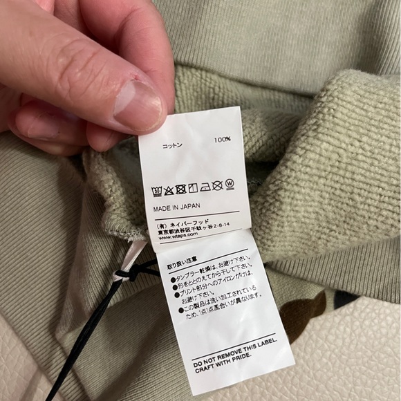 NWT - WTAPS Men’s Relaxed Fit Camo Sweatshirt - Made in Japan - Size 3 / US L - Picture 12 of 13